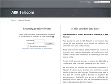 Tablet Screenshot of ead.abrtelecom.com.br