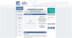 Desktop Screenshot of abrtelecom.com.br